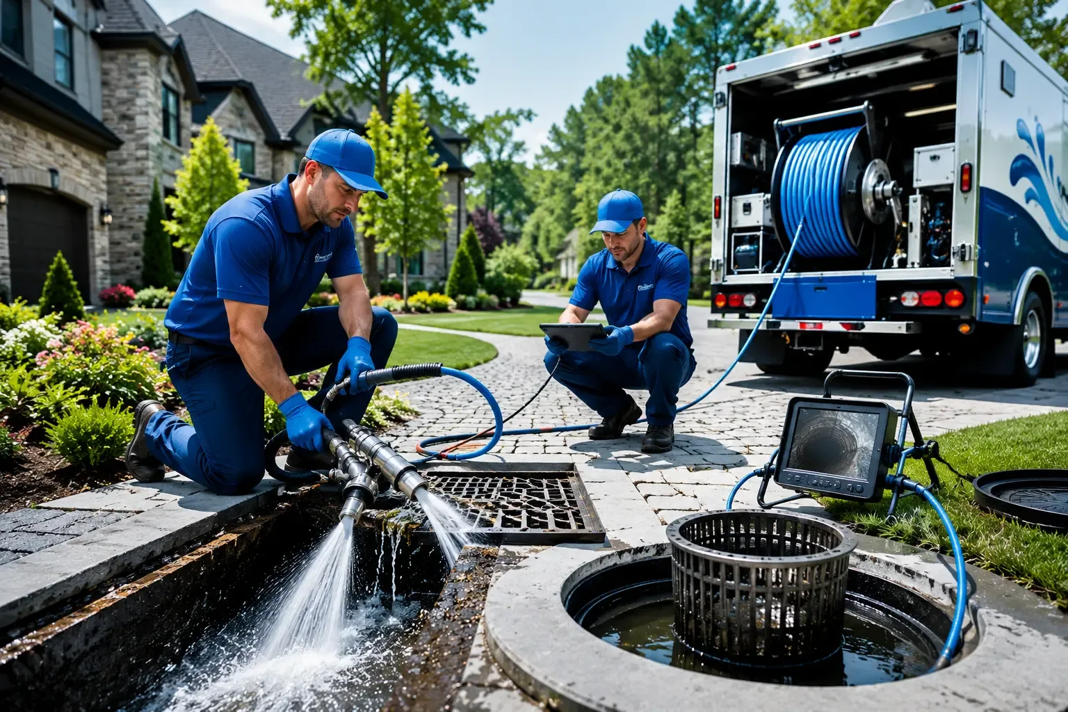 Local outdoor drain cleaning professionals in Robertsville, OH
