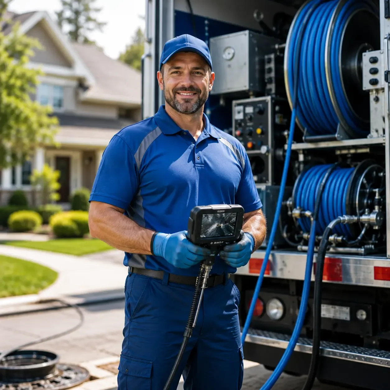 Local outdoor drain cleaning specialists in Robertsville, OH